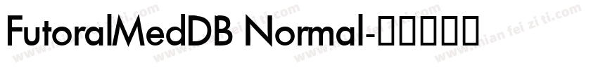 FutoralMedDB Normal字体转换